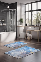Mijölnir Juego de alfombrillas de baño CT-5028, 2 piezas